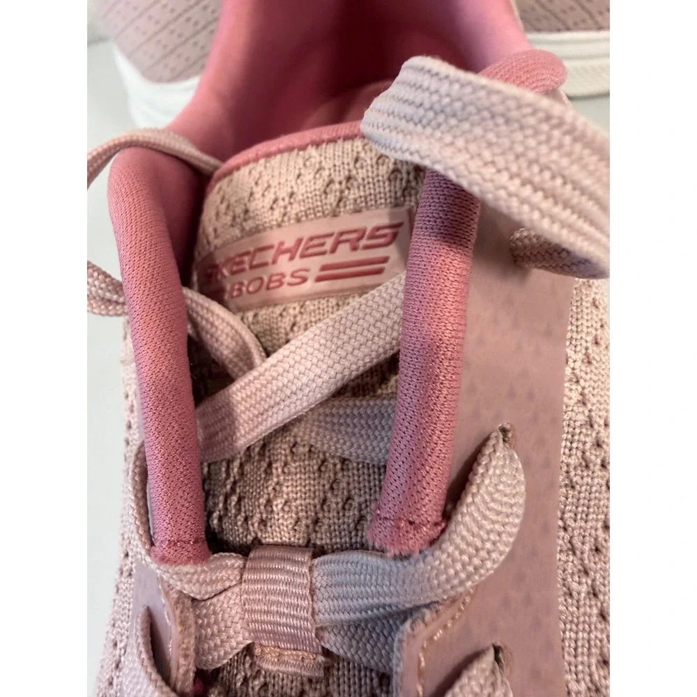 Skechers Women's BOBS Sport B Flex - Quick Pivot Sneaker Size 11 Blush Pink